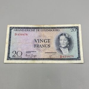 Grand-Duché de Luxembourg 20 Francs Banknote - Issued 1950 - 1966